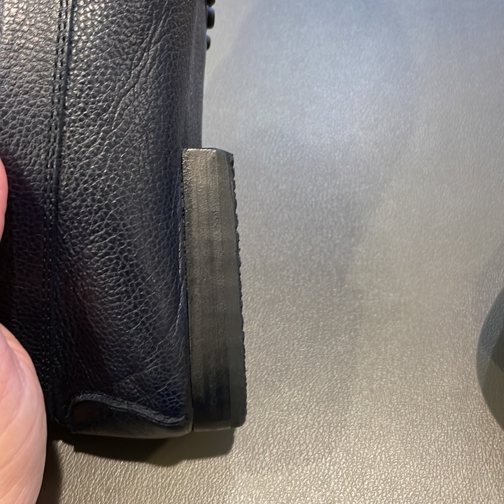 Men's Navy Loafers - Picture 6 of 11